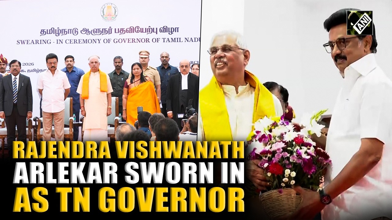 Watch! Kerala Governor Rajendra Vishwanath Arlekar assumes additional charge as Tamil Nadu Governor