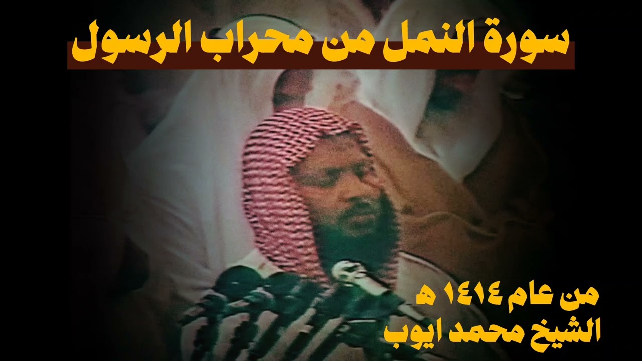 سورة النمل تلاوة أستثنائية الشيخ محمد ايوب