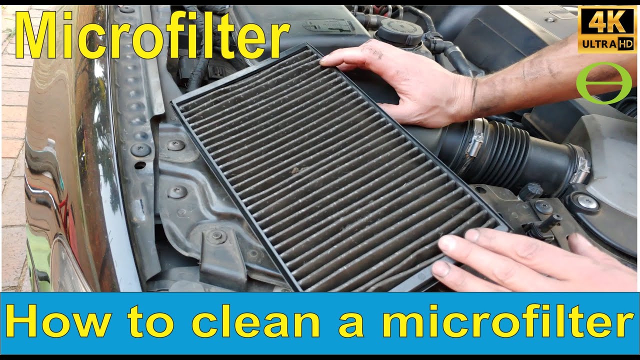 How to clean a cabin microfilter