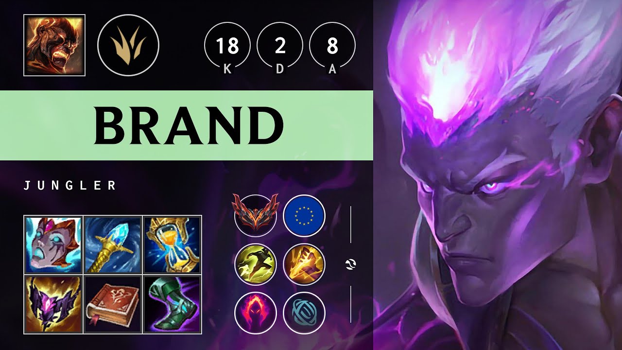 Brand Jungle vs Kindred - EUW Grandmaster Patch 25.14