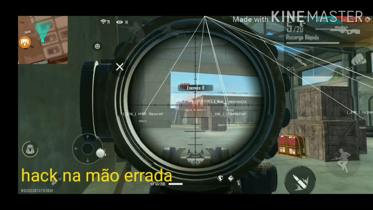 VIP MOD PRO ANTI BAN NAS M&Atilde;O ERRADA DA NISSO......