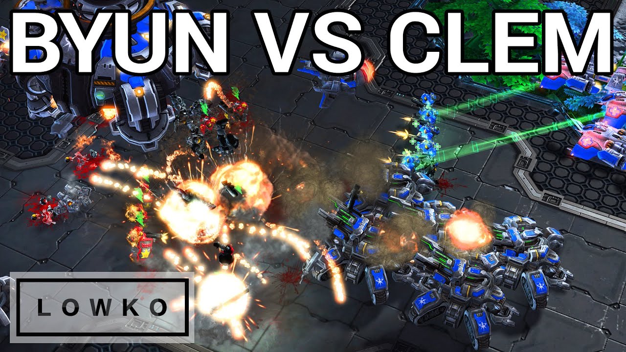 StarCraft 2: ByuN DESTROYS Clem's Main Base!