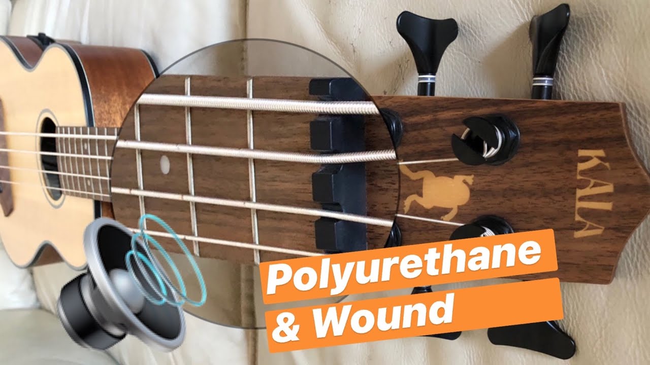 🔺 Kala U-Bass Solid Spruce Mahogany 🔺 (Polyurethane 🆚 Wound Strings)