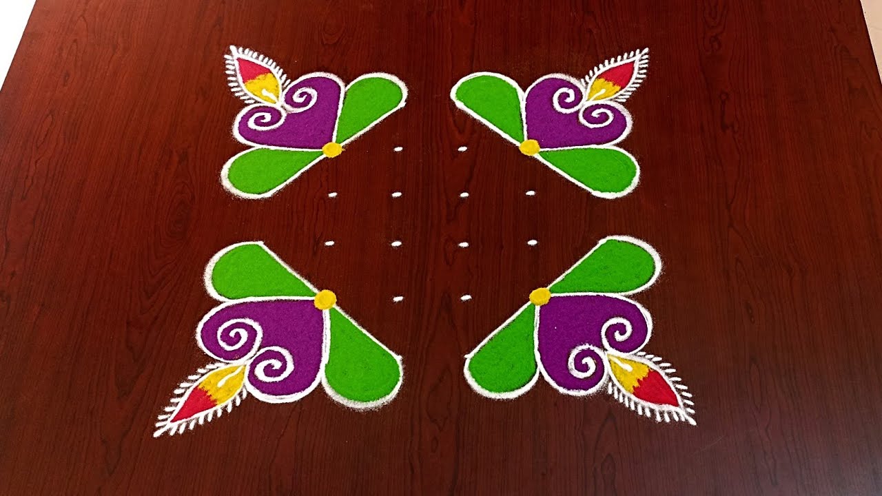 karthikamasam special rangoli with 6×6dots|easy dheepavali rangoli|dheepam muggulu|#Rang Kaa Rangoli