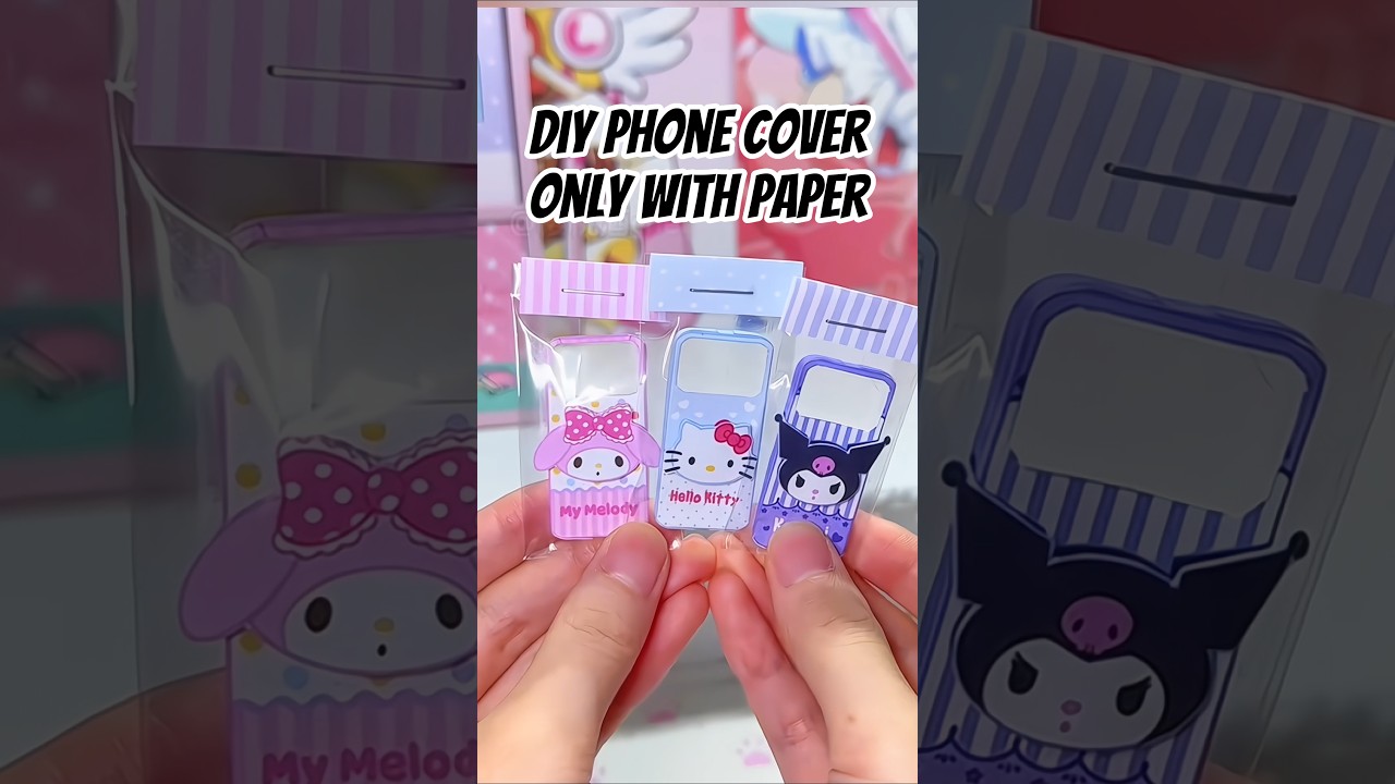 Diy I phone cover in Just ₹5 | Viral Paper Craft #diy #craft #papercraft #handmade #origami