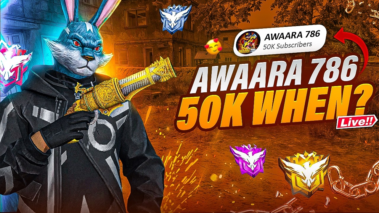 🔴[Live Free Fire New Rank Season Rank Push Live !!