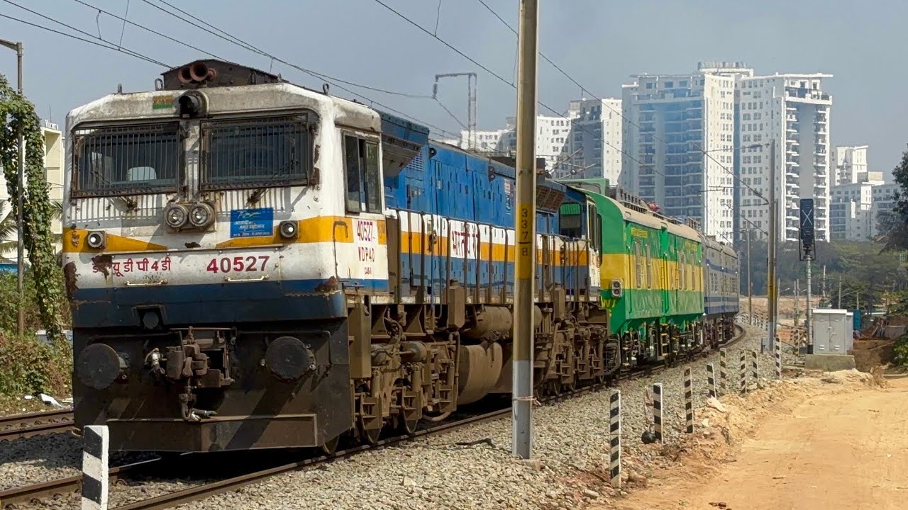 High speed 130kmph train actions on Bengaluru , Jolarpettai & Chennai line & diesel surprises | SWR