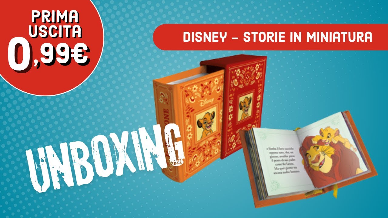 Prima Uscita - Disney - Storie in miniatura - Unboxing