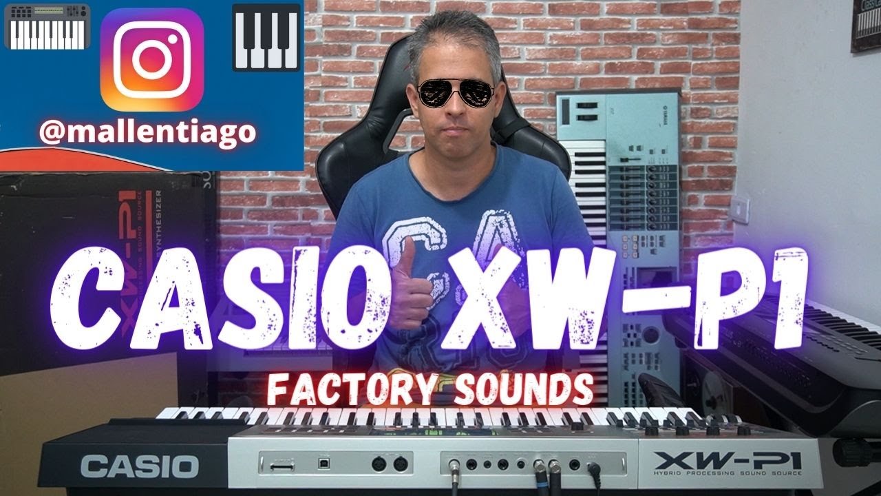 CASIO XW-P1 (FACTORY SOUNDS) by TIAGO MALLLEN #casio #casiomusic #tecladista #tiagomallen #synth