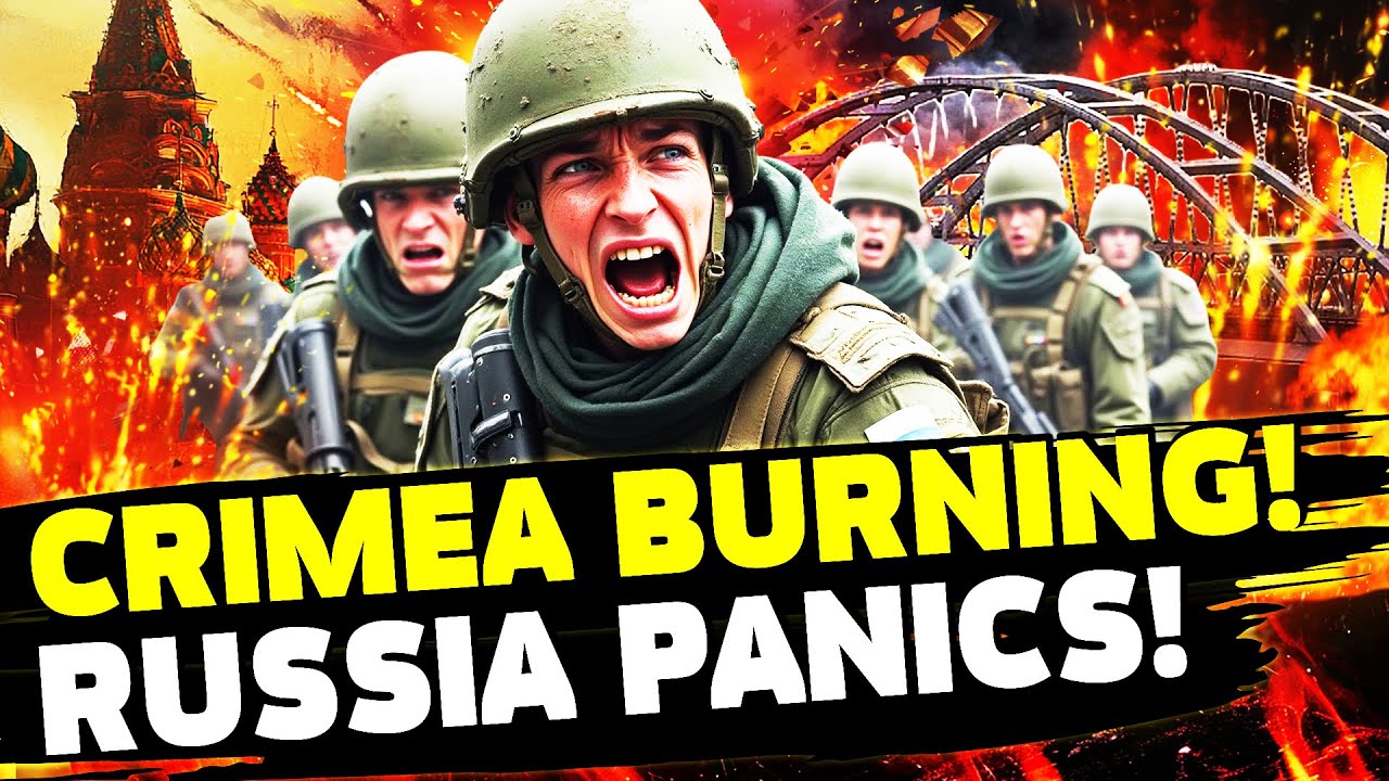 🔥BREAKING: RUSSIAN JETS DESTROYED IN CRIMEA &mdash; UKRAINIAN DRONES STRIKE  RUSSIA AIRFIELD HARD!