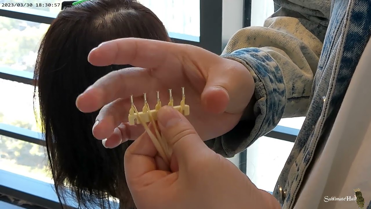 6D Hair Extensions Tutorial: How to reconnect strands and reuse them?