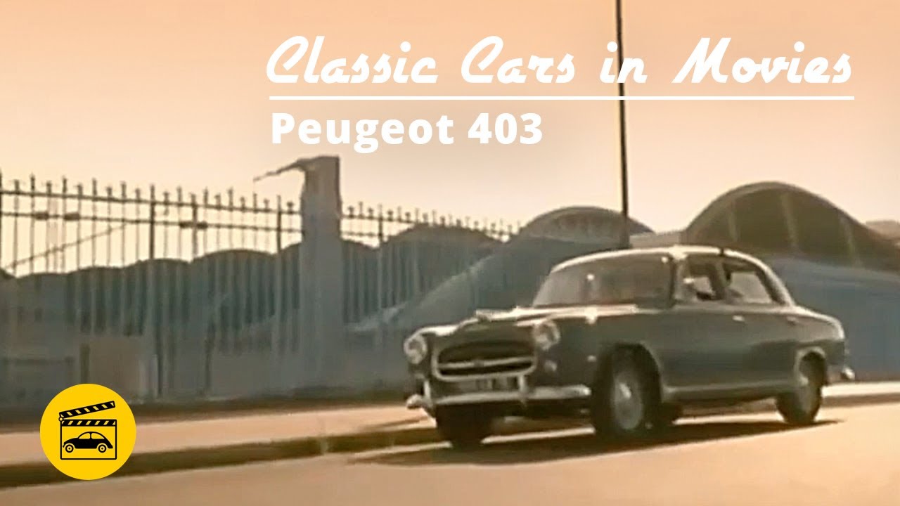 Classic Cars in Movies - Peugeot 403