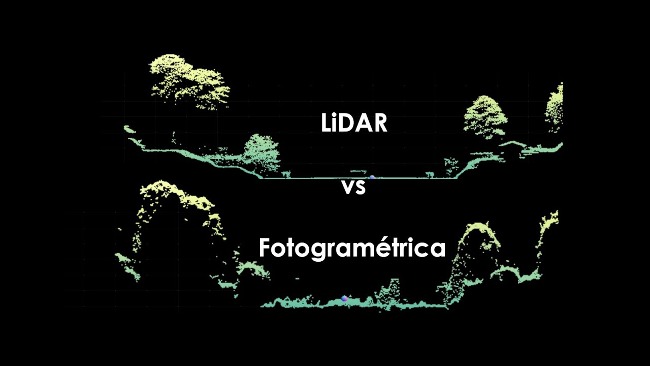Nube de puntos fotogramétrica vs LiDAR