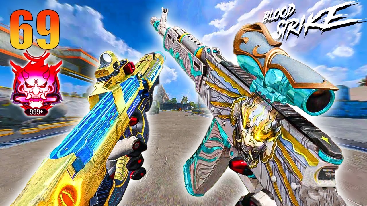 P90 + AK 47 - 69 KILLS RANKED Solo vs Squad INSANE GAMEPLAY BLOOD STRIKE 4k ULTRA GRAPHICS