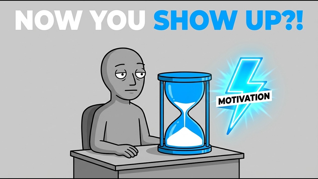 Why Motivation Shows Up After It’s Too Late