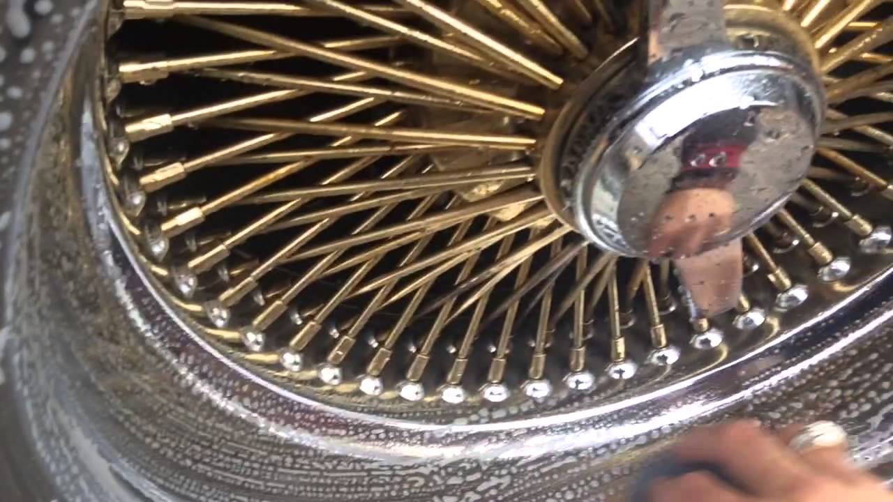 Cleaning rust off 100 spoke rims