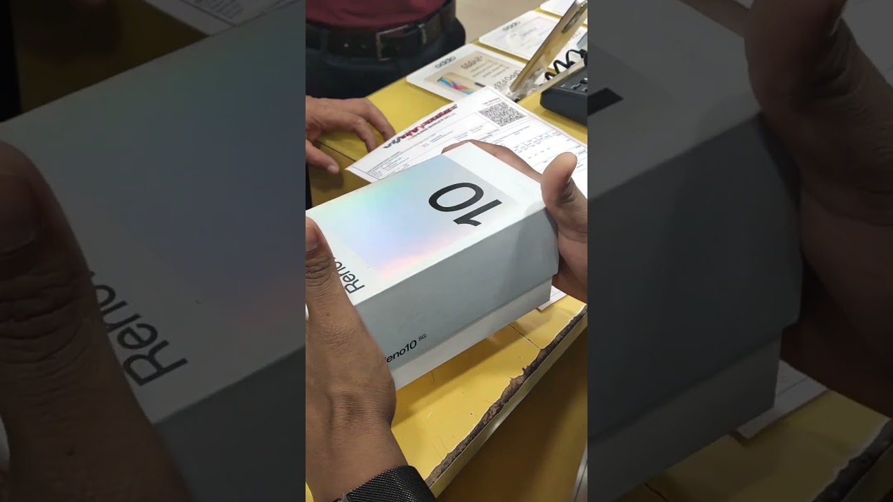oppo reno 10 unboxing and first impression #shorts #video 😍