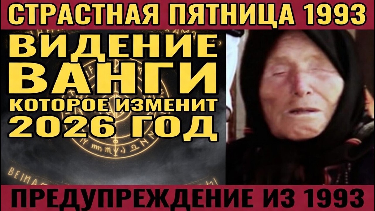 Тетрадь пророчества: что Ванга увидела через 33 года