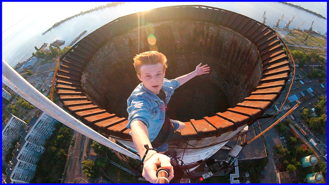 Climbs on the chimney 120 meters | Залаз на дымовую трубу 120 метров