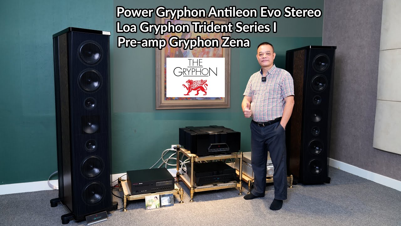 Cùng Trải nghiệm Gryphon Trident I Reference Phối Ghép Power Antileon Evo Stereo + Pre-amp Zena