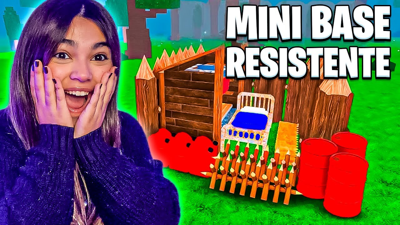 CONTRÍNDO UMA MINI BASE NO 99 NOITES NA FLORESTA!