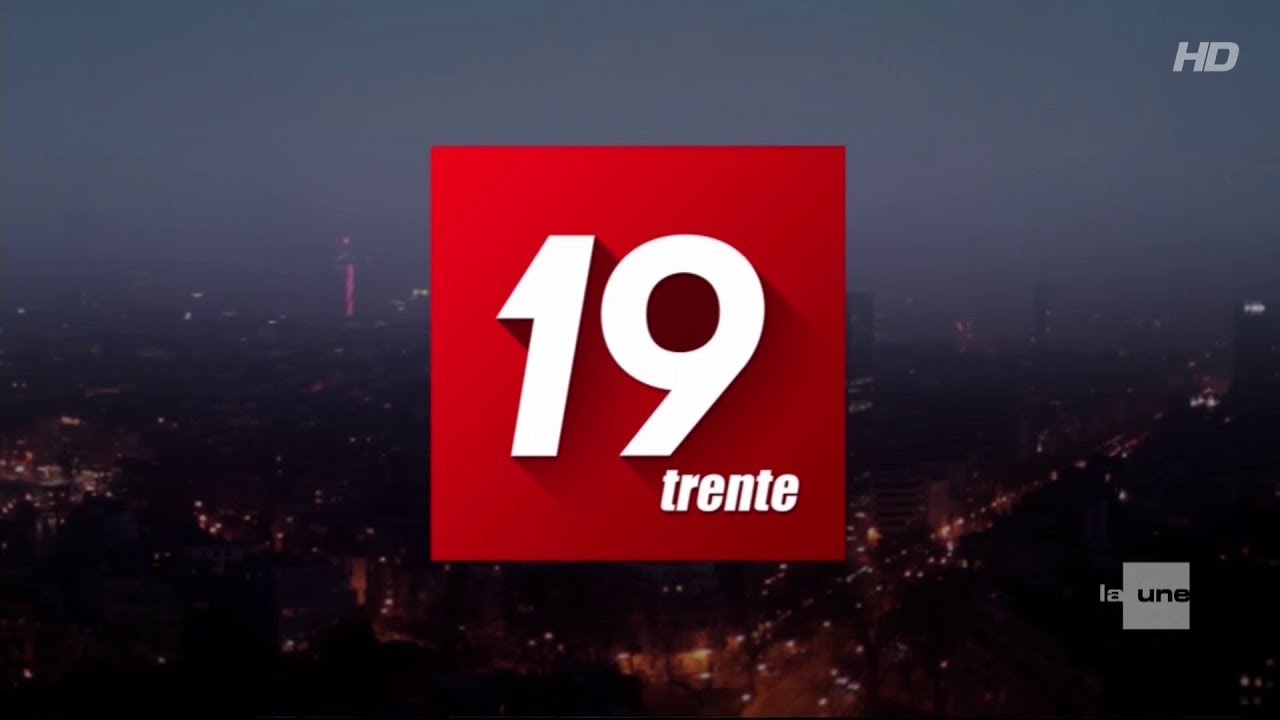 La Une (RTBF) -  G&eacute;n&eacute;rique 19h30 - 2017 (HD)