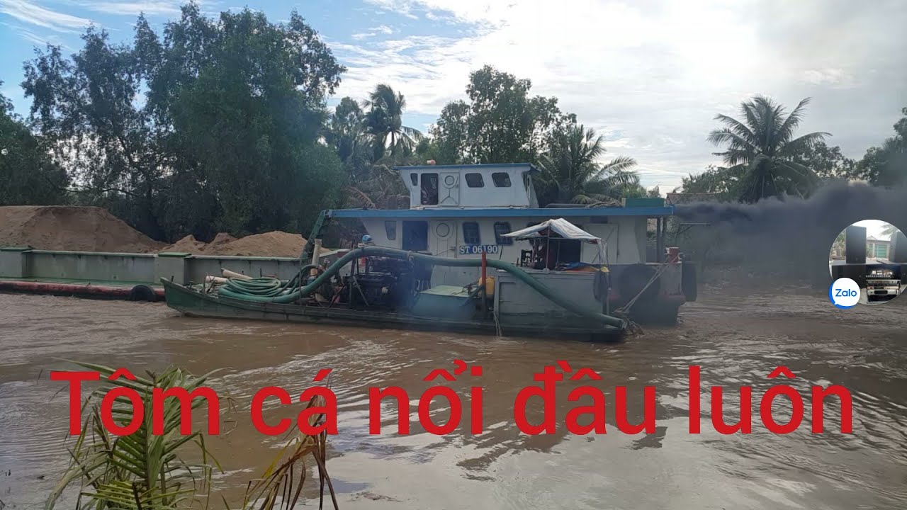 Xem X&agrave; Lan 1000 Tấn Mắt Cạn Ba Chiếc Chạy Hết Ga Kh&oacute;i Đen Cả Khu Nước Đục C&aacute; T&ocirc;m Nổi Đầu