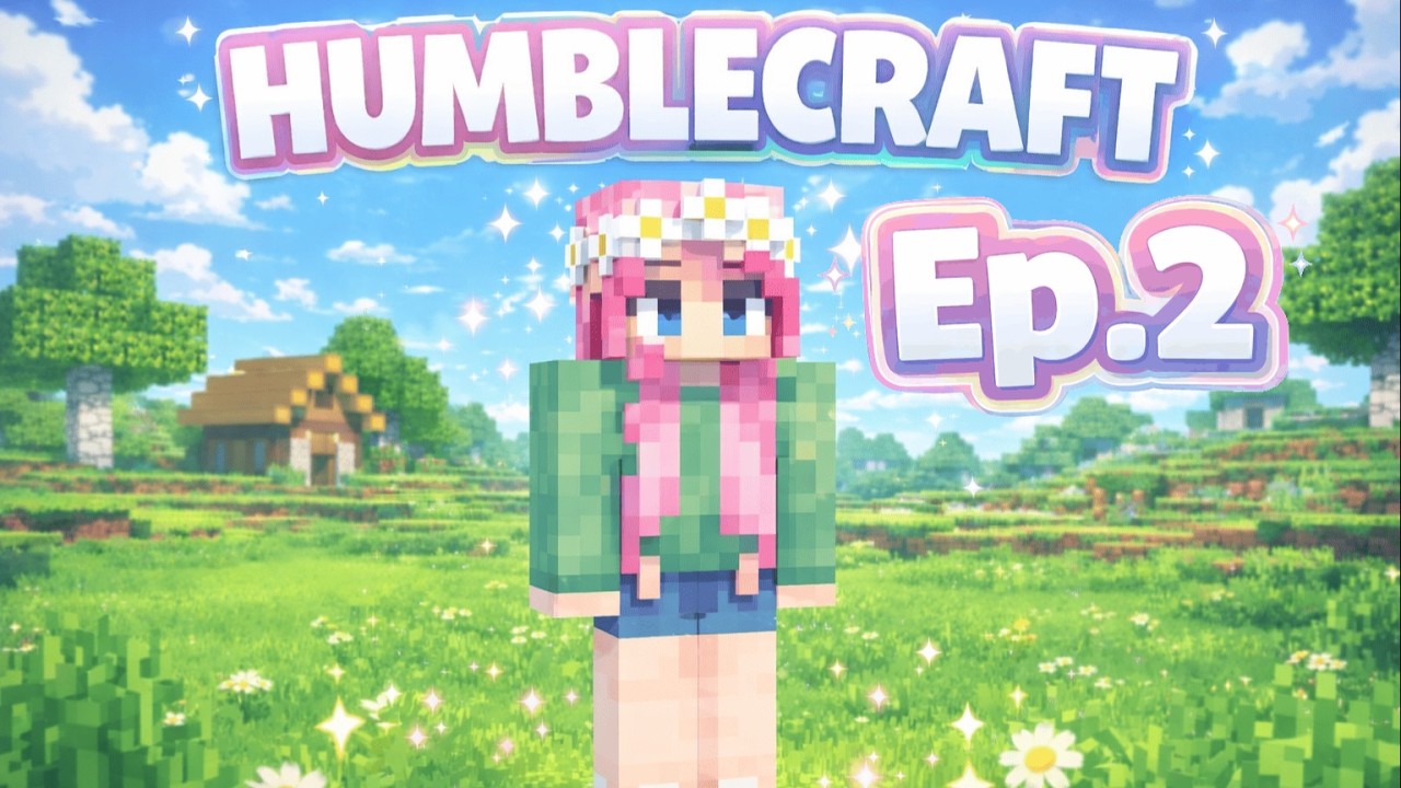 🌿Can we win Bingo on HumbleCraft? | Building my Community | Minecraft✨
