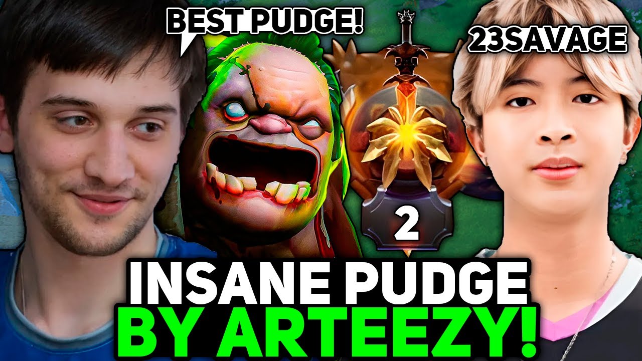 ARTEEZY БЕЗУМНАЯ ИГРА на PUDGE против TOP 2 RANK 23SAVAGE!