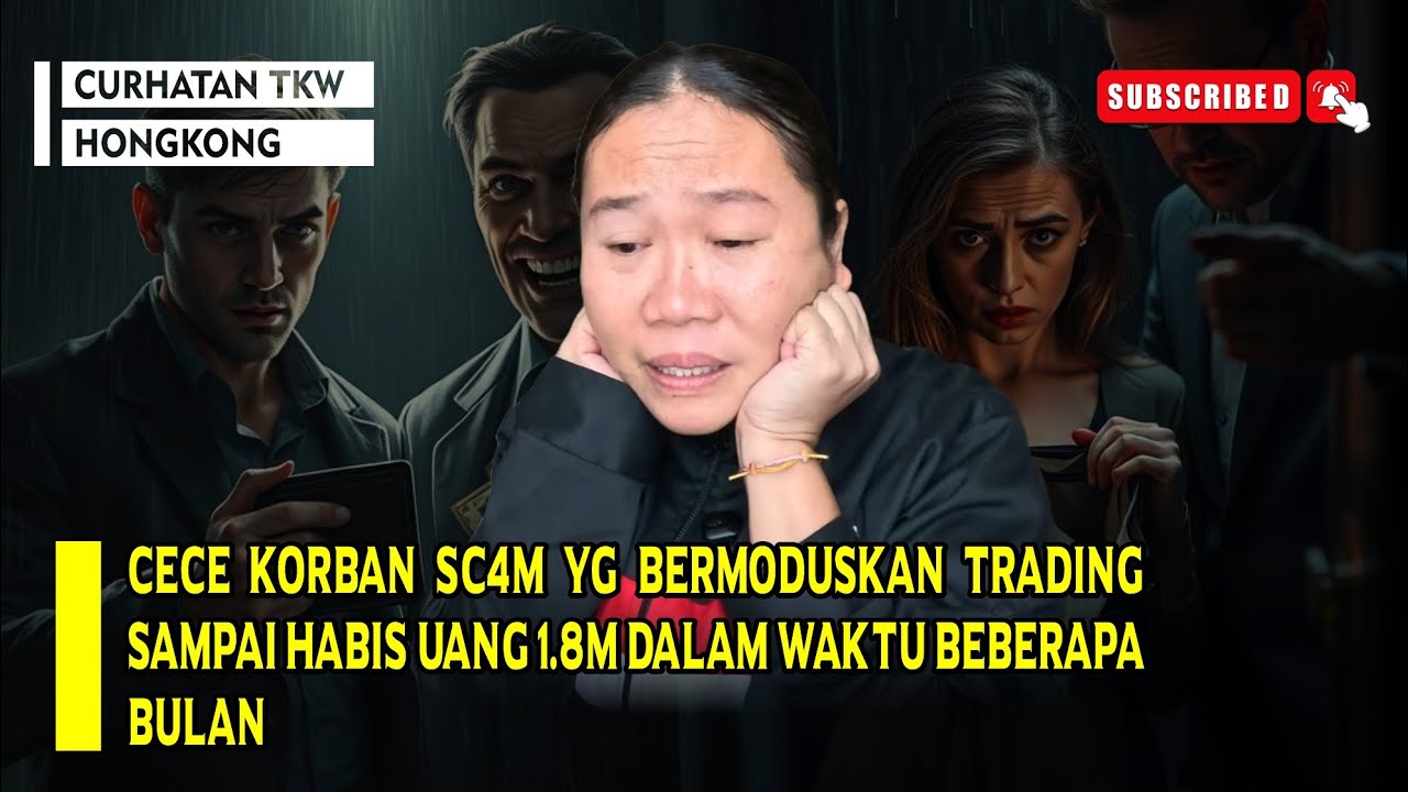 CECE KORBAN SC4M YG BERMODUSKAN TRADING SAMPAI HABIS UANG 1.8M DALAM WAKTU BEBERAPA BULAN