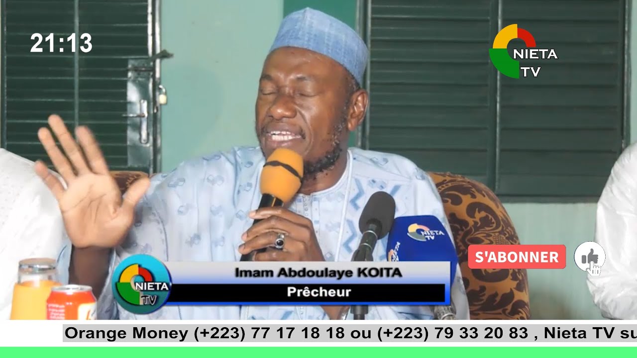 Conférence de préche Imam Abdoulaye KOITA Reportage NIETA TV 