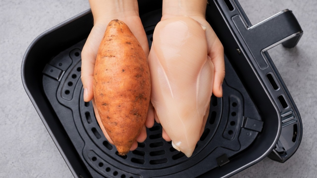 Stop Baking Sweet Potatoes Whole! Try This Air Fryer Trick