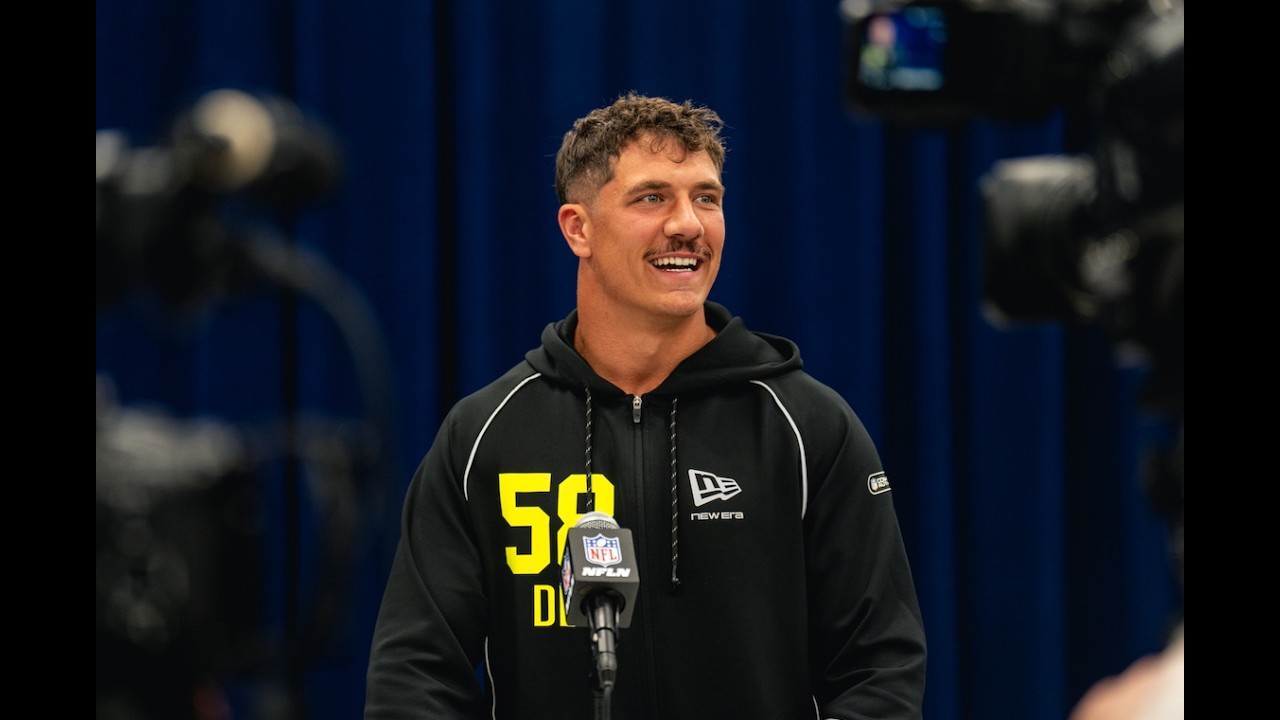 Wisconsin Football || Mason Reiger NFL Combine Media || Feb. 25, 2025