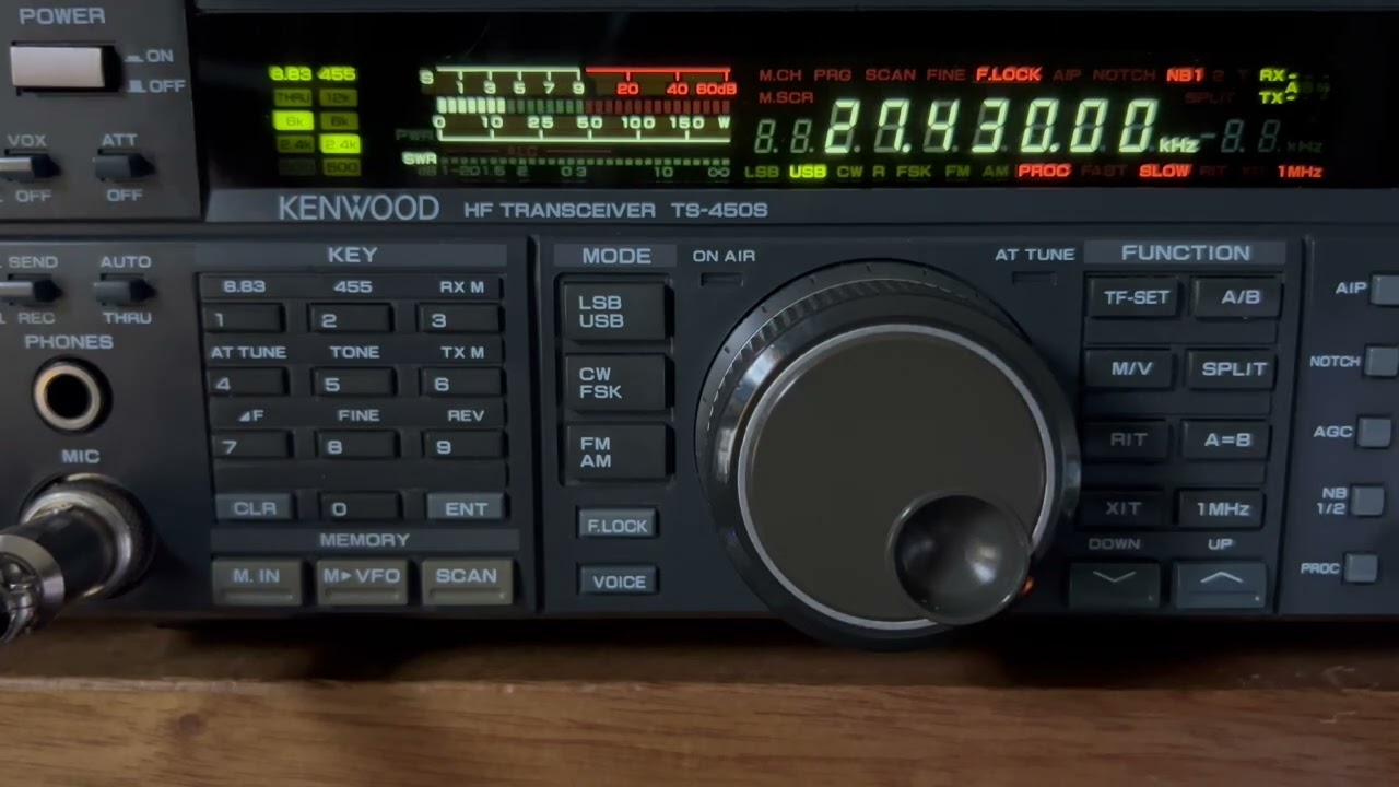KENWOOD TS-450 CB RADIO Poderosa señal.