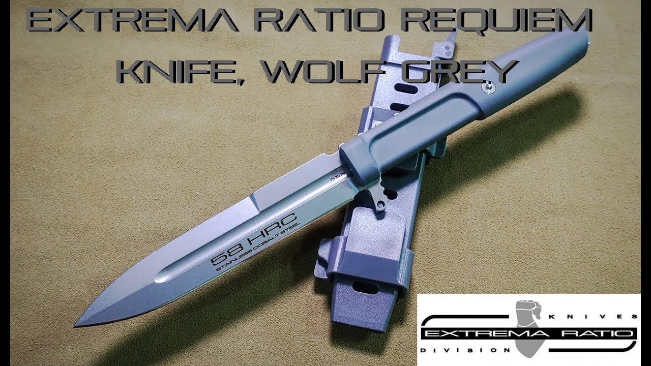 [Extrema Ratio] Requiem knife, wolf grey 익스트리마 레퀴엠나이프