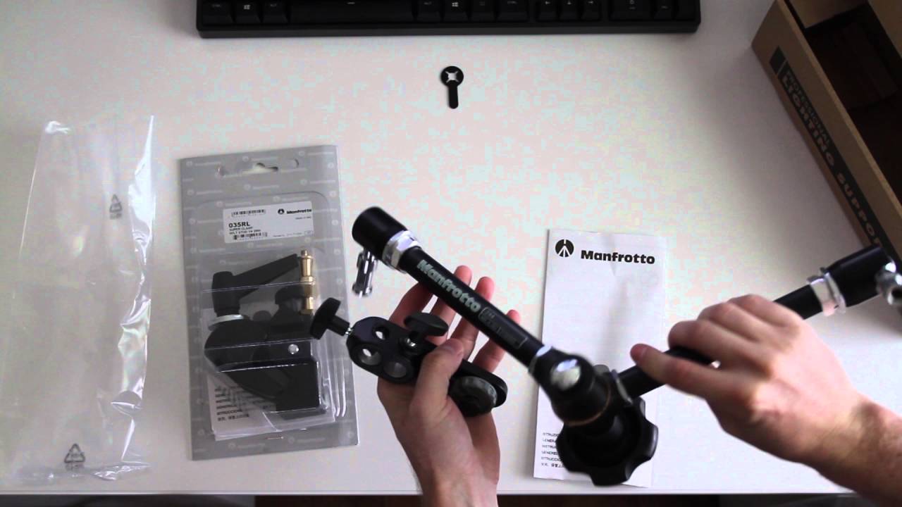 Manfrotto Magic Arm 244 unboxing and assembly