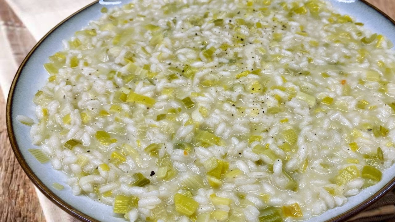 RISOTTO AI PORRI: Ricetta semplice e cremosa!