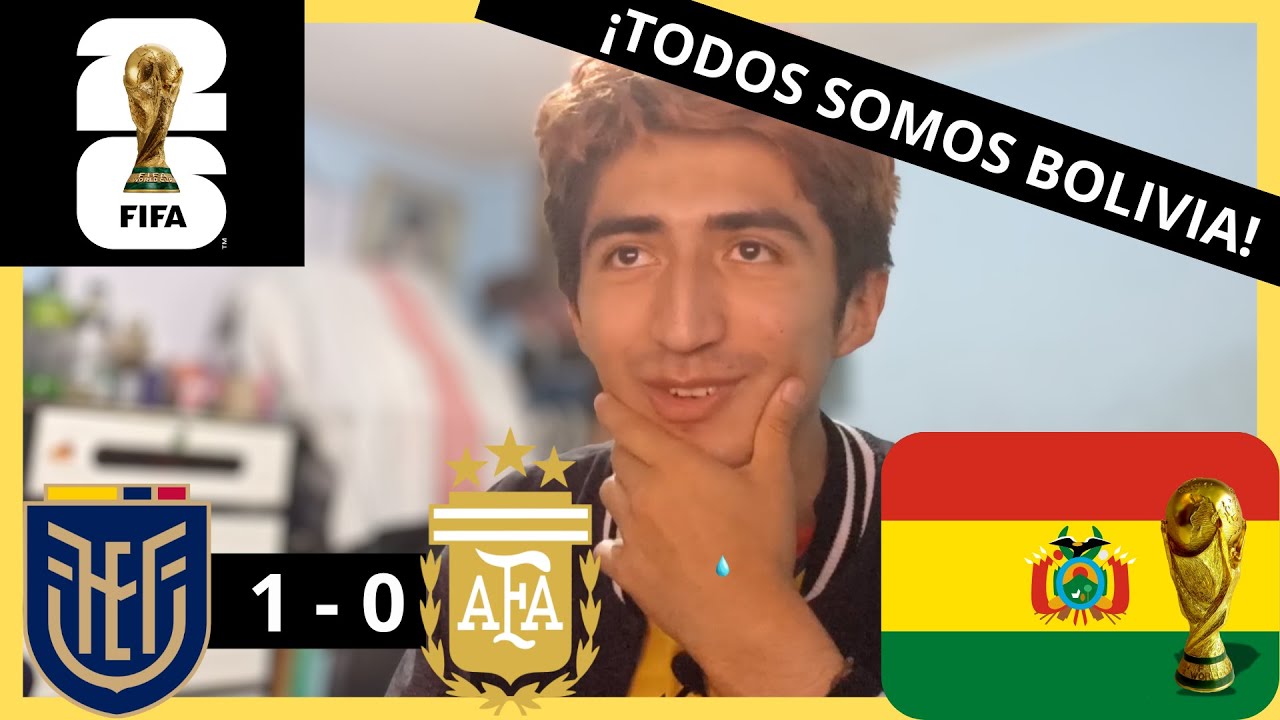 ¡BOLIVIA AL REPECHAJE! Y ECUADOR GANA / REACCIÓN ECUATORIANO - #eliminatorias2026