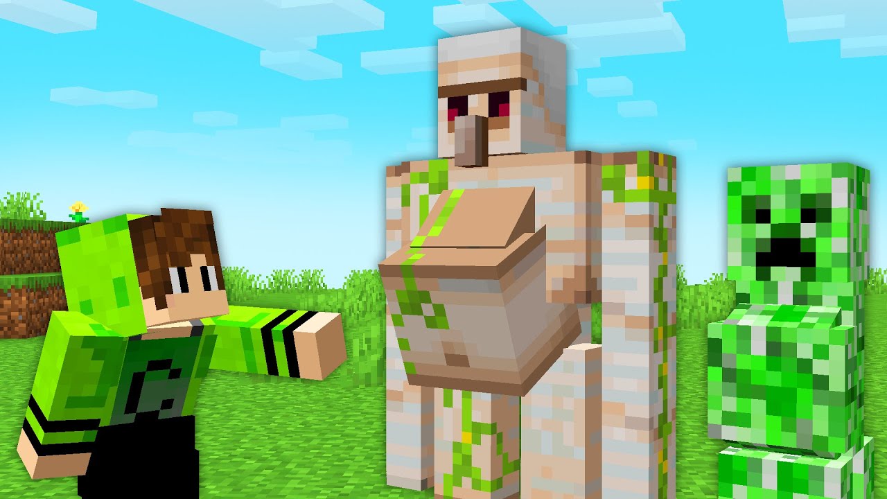 Я превращаю МОБОВ в БЕРЕМЕННЫХ МОБОВ в Minecraft!