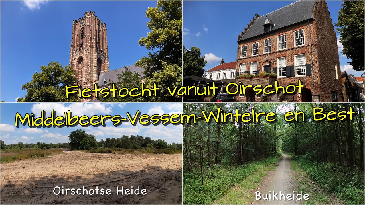 Fietstocht over de Oirschotse Heide en de Buikheide. Oirschot-Middelbeers-Vessem-Wintelre.
