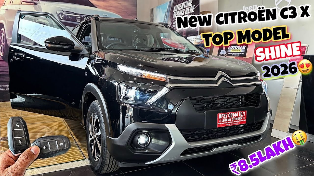 Citroen C3x 2026😍| Citroen C3x Shine Top Model 2026🔥 #vlog #citroen