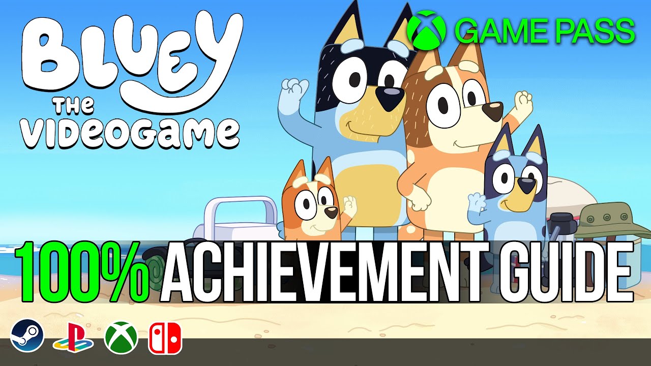 Bluey: The Videogame - 100% Achievement Guide/Walkthrough! Full Completion!