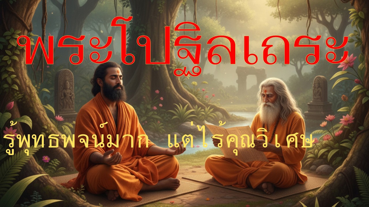 พระโปฐิลเถระ รู้พุทธพจน์มาก แต่ไร้คุณวิเศษ #พุทธวจนะ
