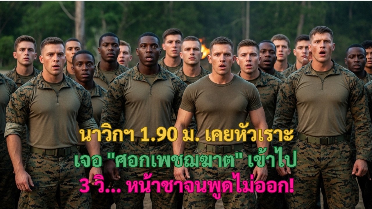 ดูถูกผิดคน! นาวิกฯ 190 ซม. สิ้นสภาพใน 3 วิฯ โดนทหารไทย 