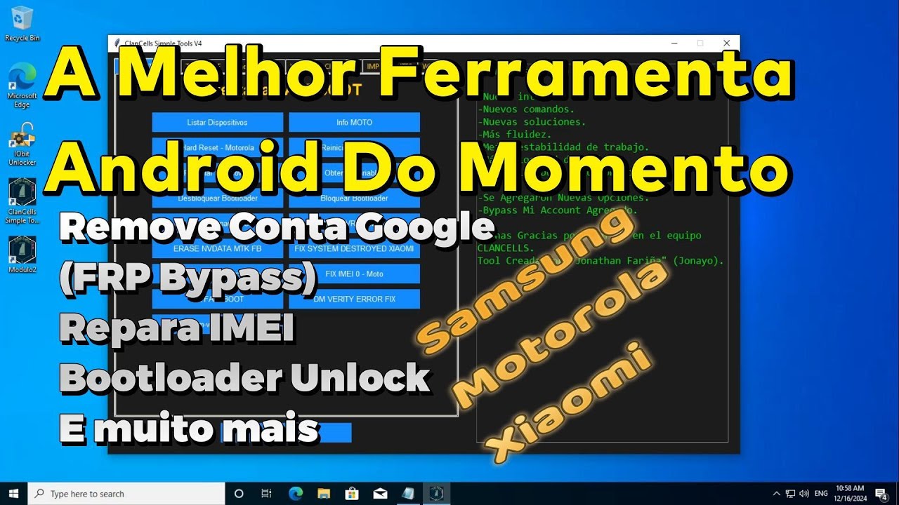 Baixe Grátis a Melhor Ferramenta FRP atual ! REPARE TUDO no Samsung, Motorola, XIAOMI🚀