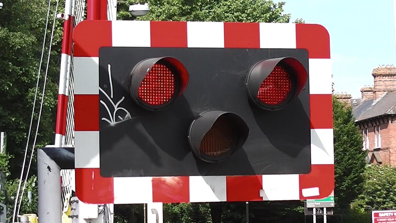 Railway Crossing at Lansdowne Road Station, Dublin