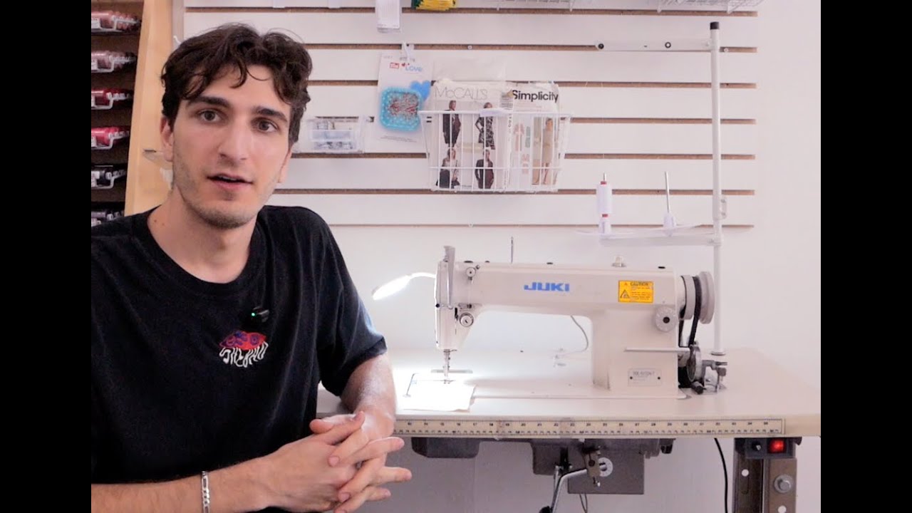 How to set up industrial sewing machine (belt, oil, needle, pedal, etc,) Juki DDL-555/8700/8100/etc
