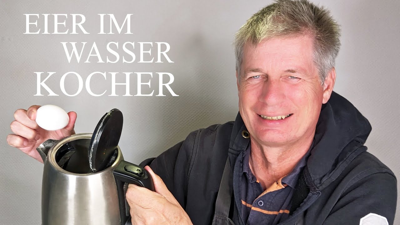 Eier im Wasserkocher kochen