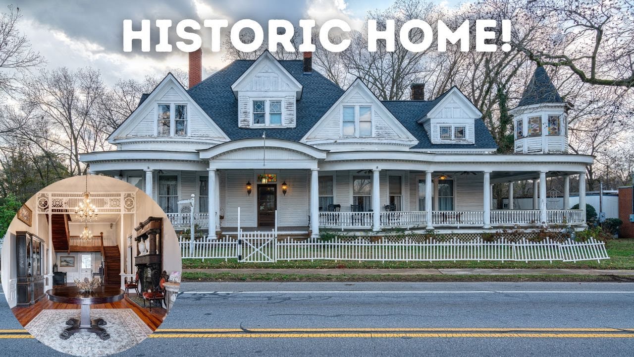 GORGEOUS Queen Anne Victorian Historic Home In Georgia!