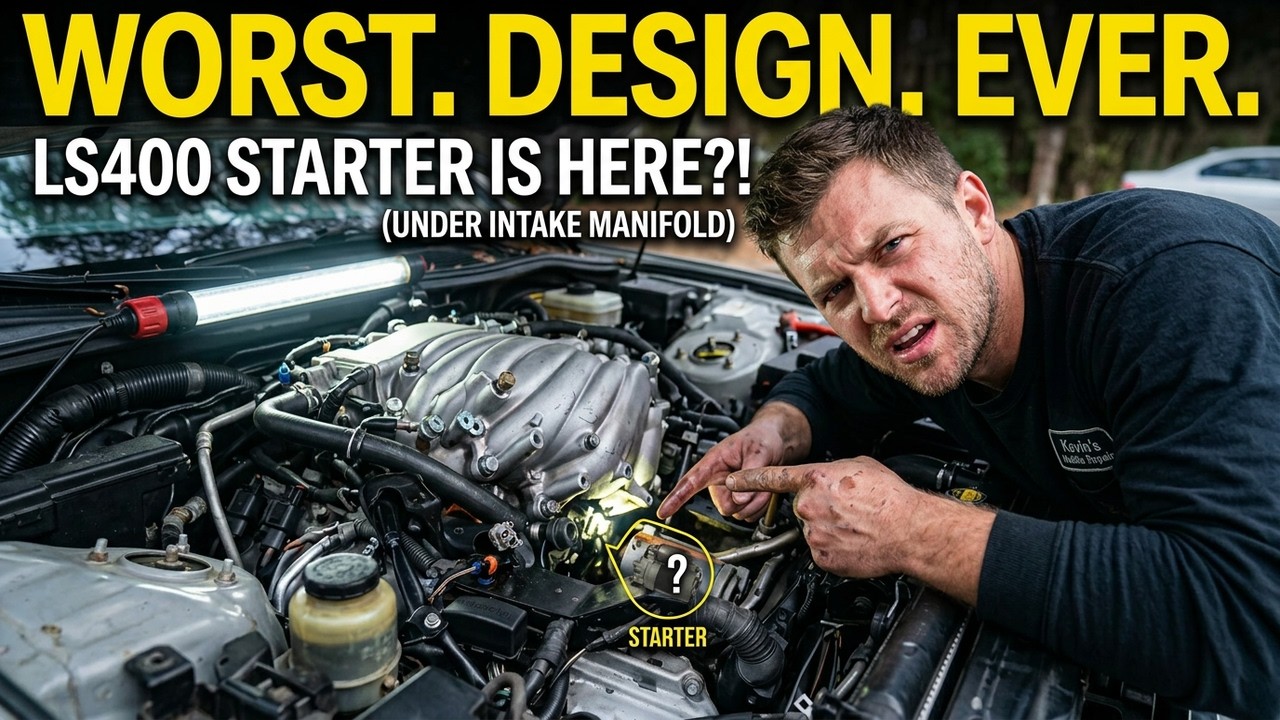 How to Replace  Lexus LS 400 Starter Motor , Somewhat